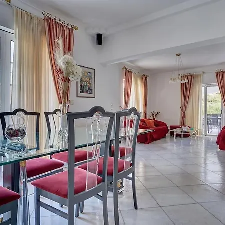 Chrysanthi Luxury In Salakos, With Pool & Jacuzzi, Near 别墅