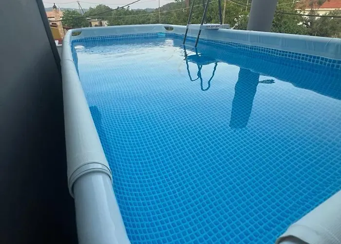 Chrysanthi Luxury In Salakos, With Pool & Jacuzzi, Near Villa *